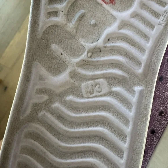 Native Girls Purple Glitter Slip On Shoe J3 - Picture 6 of 6